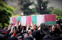  تشییع پیکر شهدای گمنام با حضور گسترده مردم