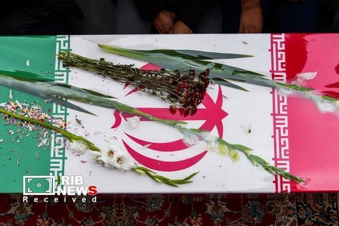 تشییع پیکر دو شهید در بخش رودخانه