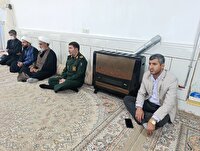 تجلیل فرمانده سپاه فتح استان از خانواده شهید محمد ابراهیم ربانی پور
