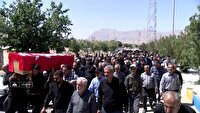 آسمانی شدن پدر شهید مهرداد آژیر در طاقانک