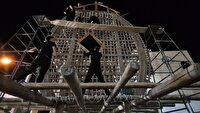 برگزاری آیین سنتی نخل‌بندی در زارچ یزد