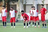 تمرین فشرده تیم فوتبال امید با حضور بازیکنان جدید