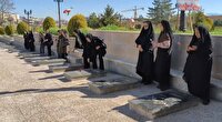 گلباران گلزار شهدای بوکان