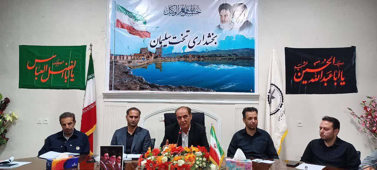 بررسی طرح های عمرانی روستا‌های بخش تخت سلیمان  تکاب