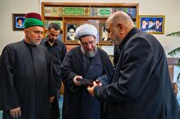 دیدار هیئت عراقی حرم مطهر سید الشهدا(ع) با امام جمعه تبریز