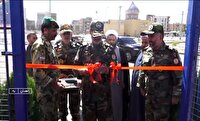 افتتاح زمین چمن مصنوعی در منازل سازمانی ارتش