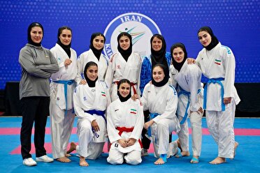تیم ملی بانوان کاراته ایران  سومین مدال طلای رقابتهای آسیا را از آن خود کردند