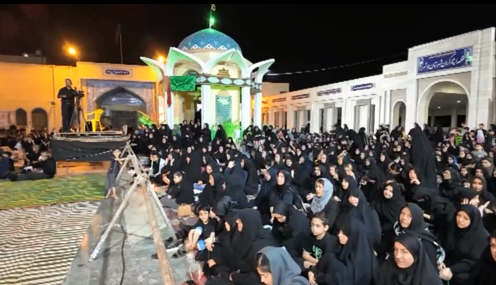 استان بوشهر غرق در ماتم شام غریبان سالار شهیدان